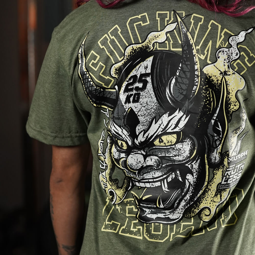 Polera Largo Unisex Fucking Legend - Heather Tactical Green
