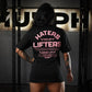 Polera Largo Unisex Haters Vs Lifters - Negro