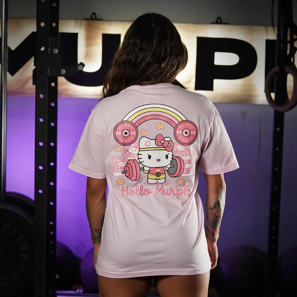 Polera Largo Unisex Hello Murph - Rosado