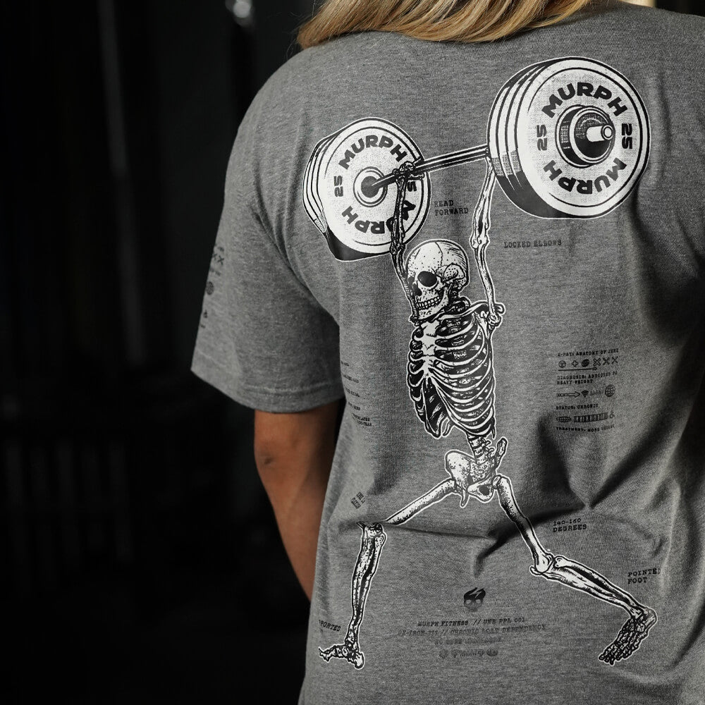 Polera Largo Unisex Anatomy Of Jerk - Heather Gray