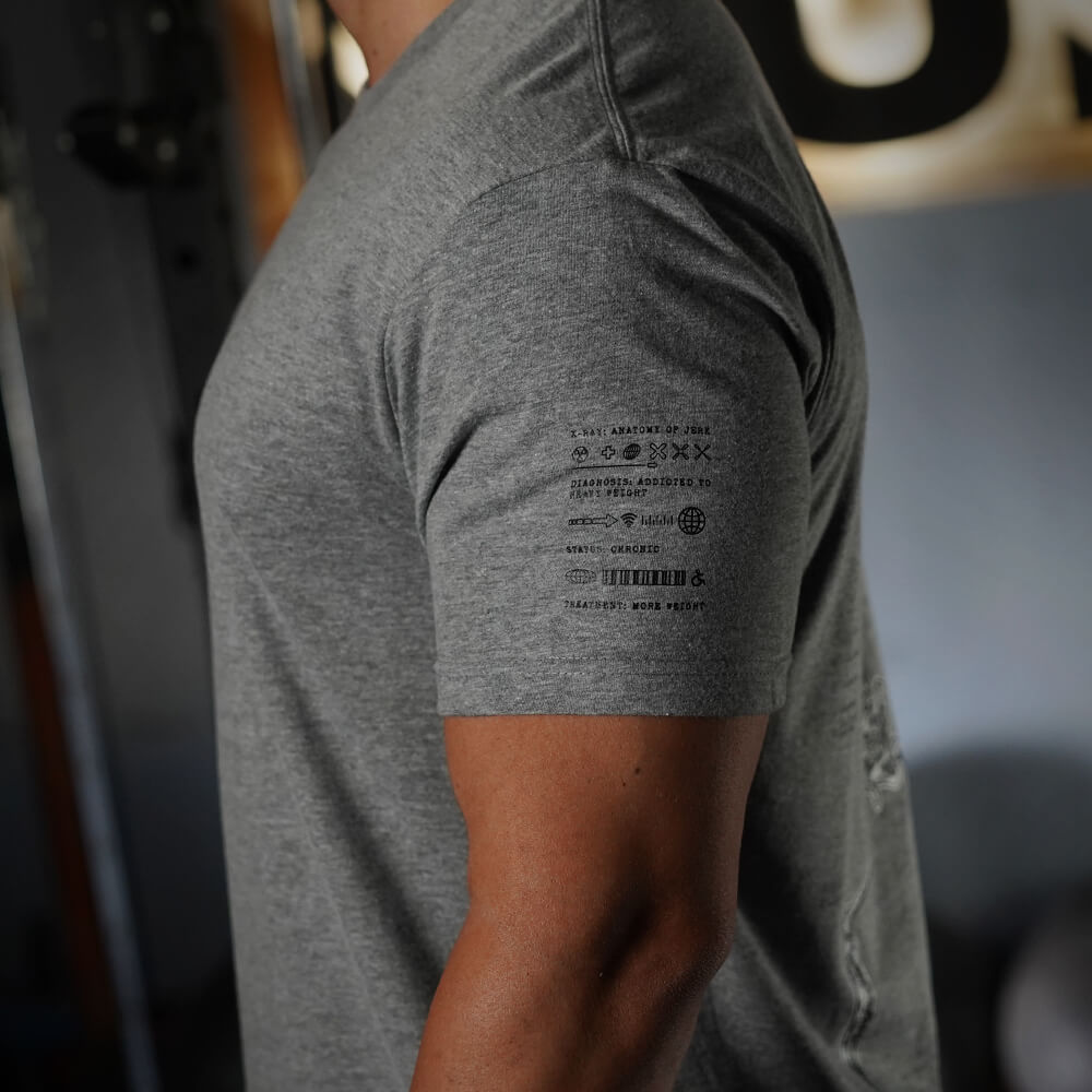 Polera Regular Fit Anatomy Of Jerk - Heather Gray