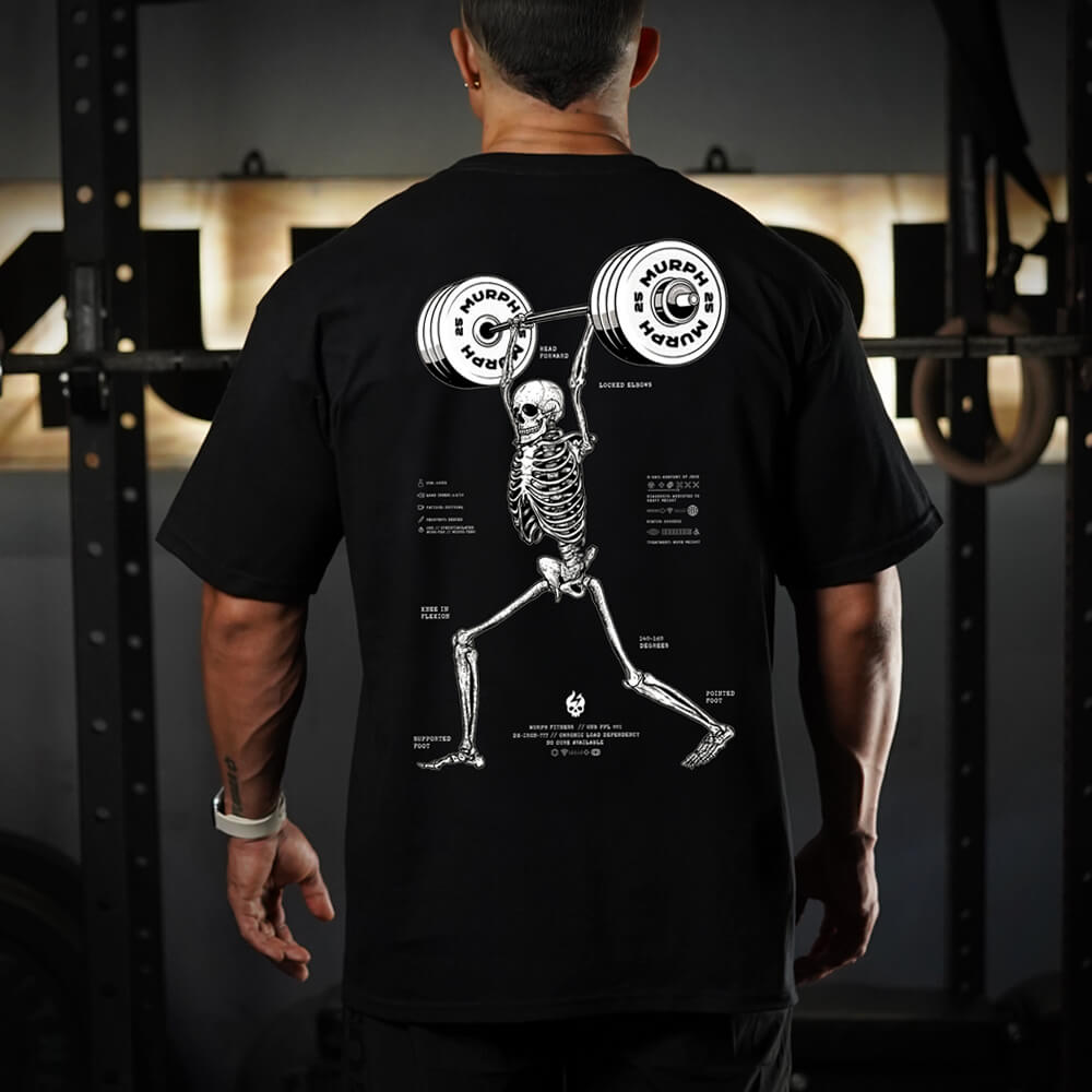 Polera Oversize Anatomy Of Jerk - Negro