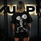 Polera Oversize Anatomy Of Jerk - Negro