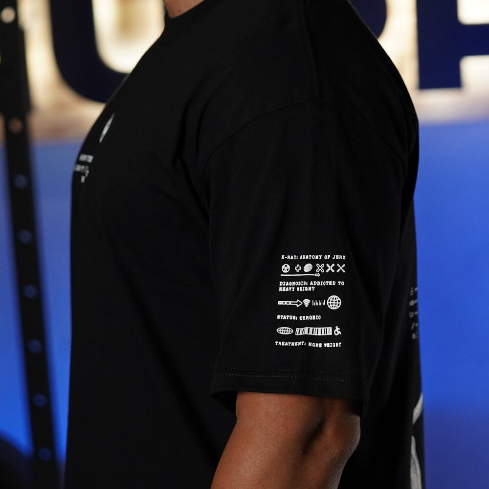 Polera Oversize Anatomy Of Jerk - Negro