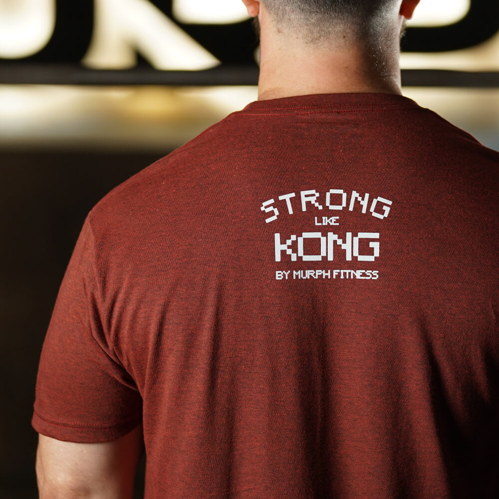 Polera Regular Fit Strong Like Kong - Bronce Vintage