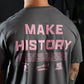 Polera Regular Fit Make History - Gris Charcoal