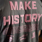 Polera Regular Fit Make History - Gris Charcoal