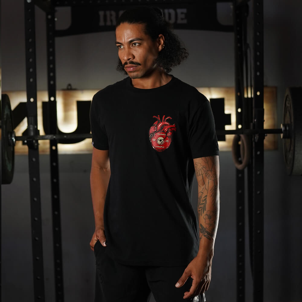 Polera Regular Fit Passion & Blood - Negro