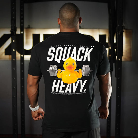 Polera Regular fit SQUACK HEAVY - Negro