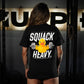 Polera Largo Unisex SQUACK HEAVY - Negro