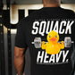 Polera Regular fit SQUACK HEAVY - Negro