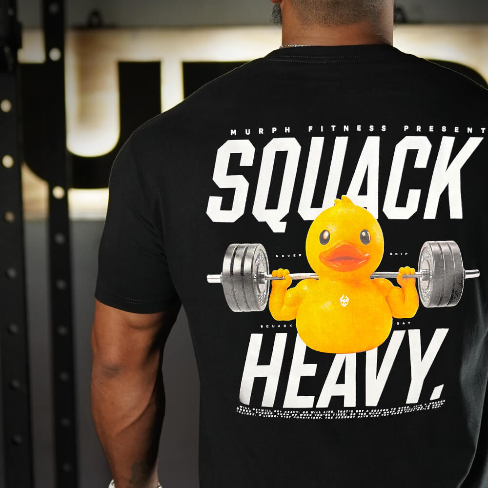 Polera Regular fit SQUACK HEAVY - Negro