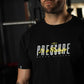Polera Regular fit Pressure is a Privilege - Negro