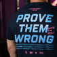 Polera Regular fit PROVE THEM WRONG - Navy Blue