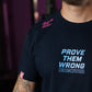 Polera Regular fit PROVE THEM WRONG - Navy Blue