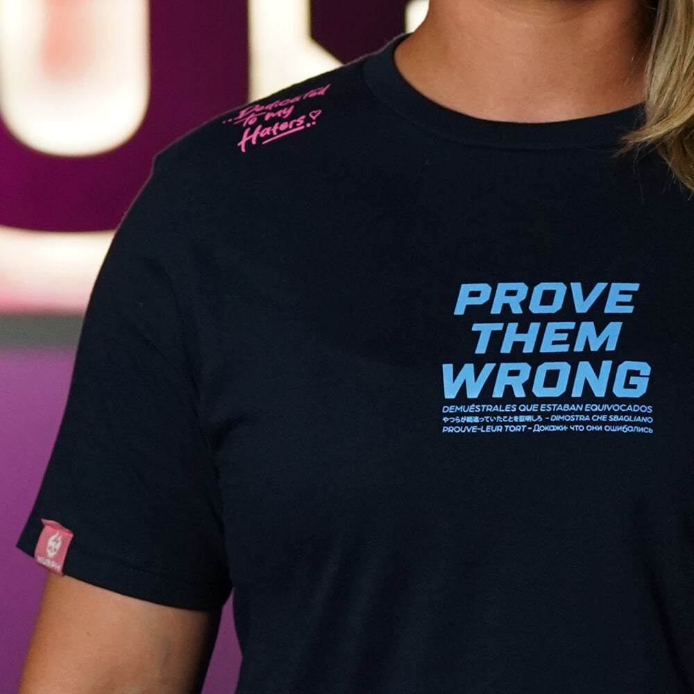 Polera Largo Unisex PROVE THEM WRONG - Navy Blue