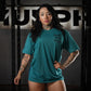 Polera Largo Unisex SFV - Heather Turquoise