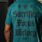 Polera Regular Fit SFV - Heather Turquoise