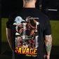 Polera Regular Fit Savage - Negro