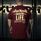 Polera Regular Fit Lifting Weights Saved my Life - Burdeo