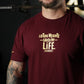 Polera Regular Fit Lifting Weights Saved my Life - Burdeo