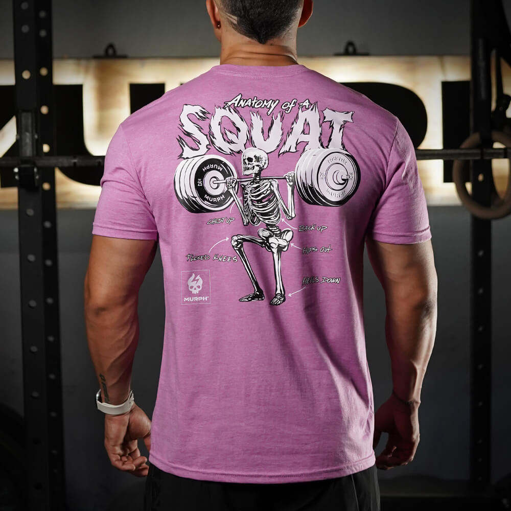 Polera Regular Fit Anatomy Of Squat - Orquídea