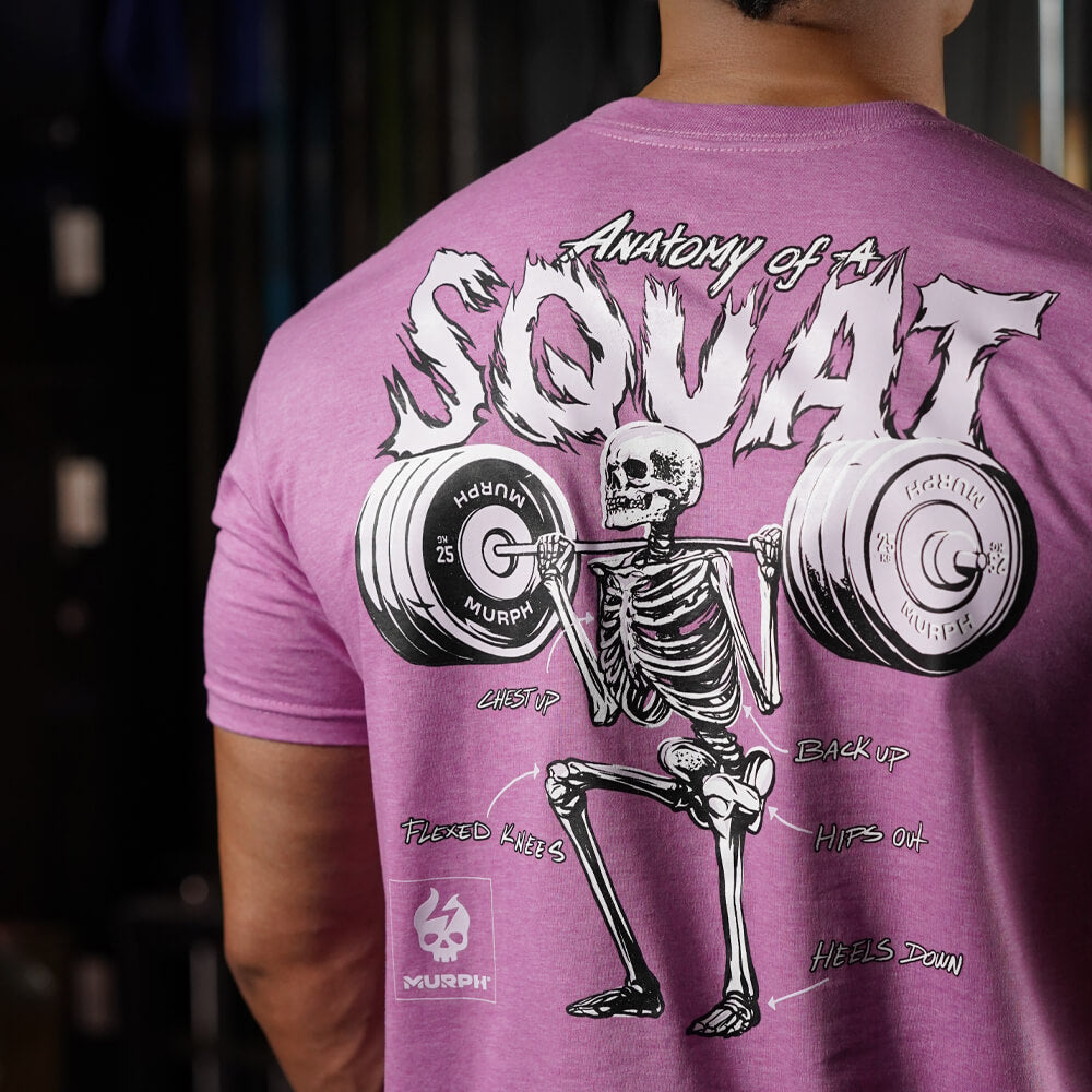 Polera Regular Fit Anatomy Of Squat - Orquídea
