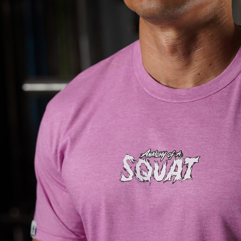 Polera Regular Fit Anatomy Of Squat - Orquídea