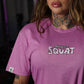 Polera Largo Unisex Anatomy Of Squat - Orquidea