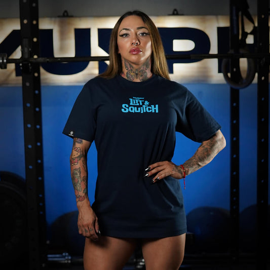 Polera Largo Unisex Lift & Squitch - Navy Blue