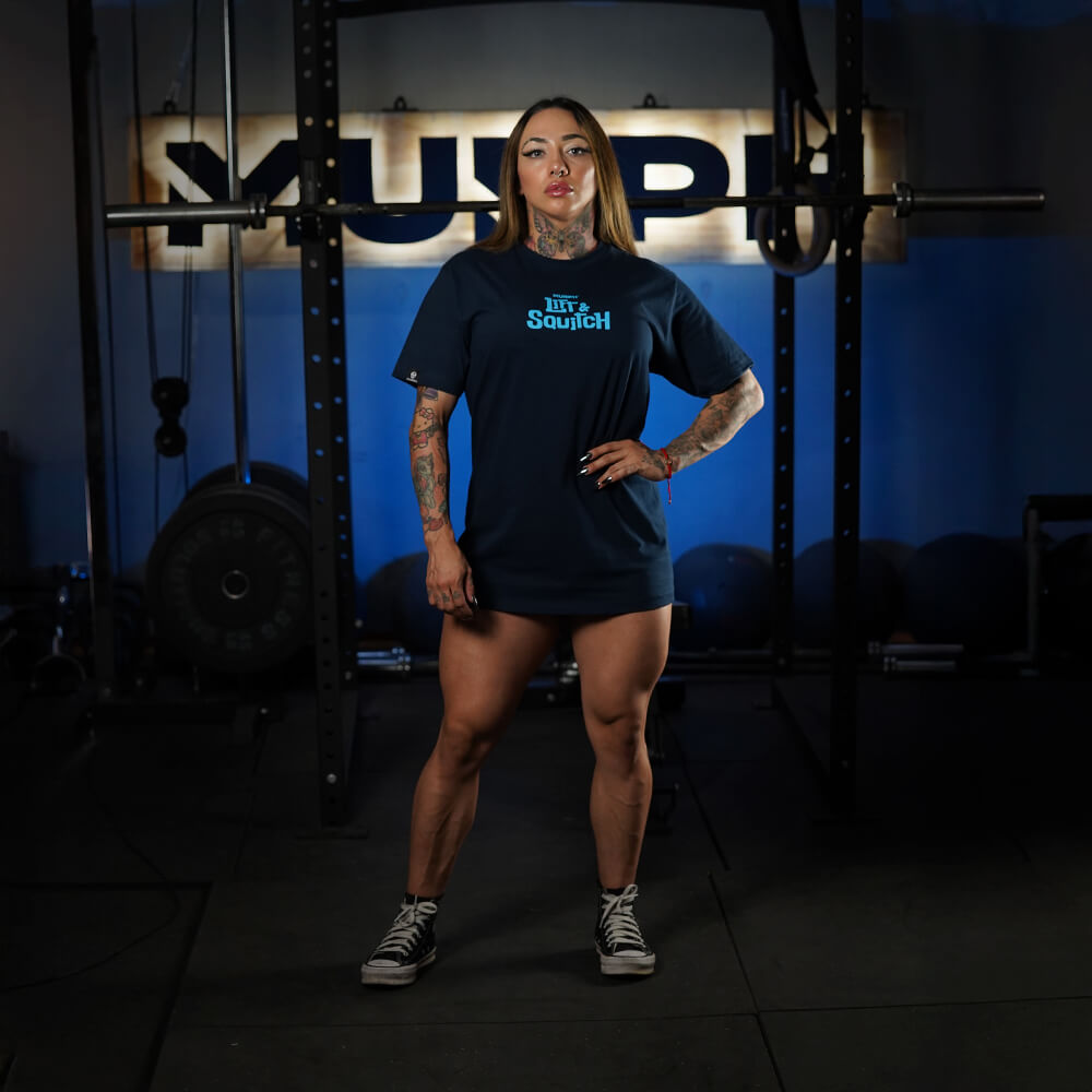 Polera Largo Unisex Lift & Squitch - Navy Blue