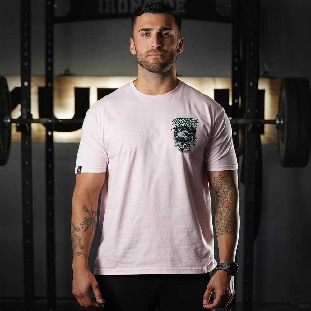 Polera Regular Underdog Mentality - Rosado