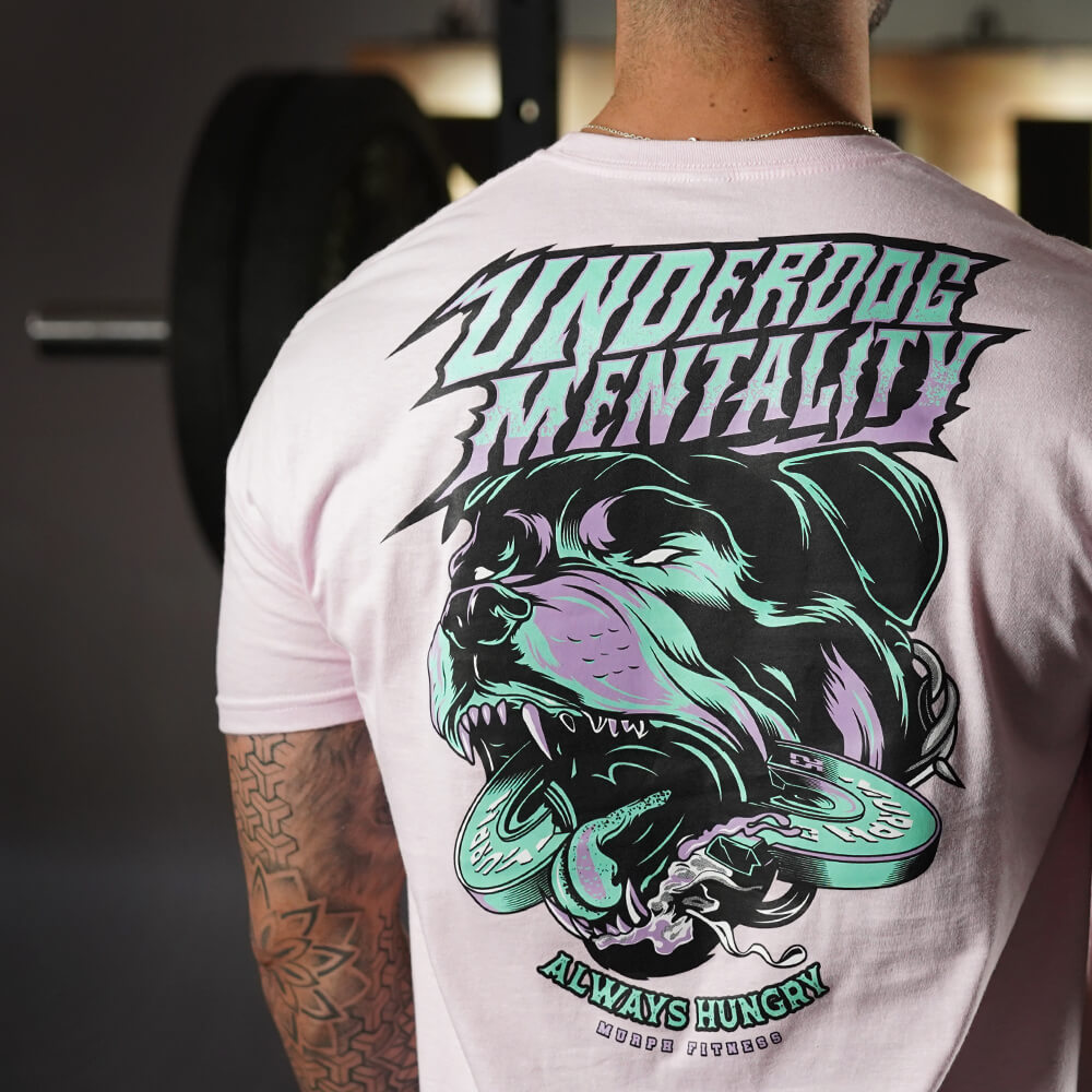 Polera Regular Underdog Mentality - Rosado