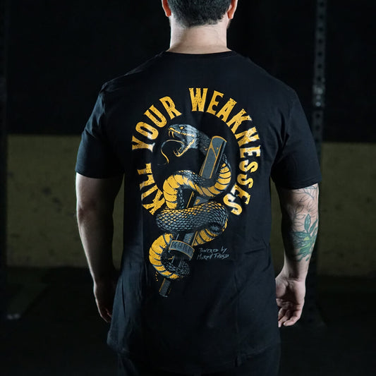 Polera Regular Fit Kill Your Weaknesses - Negro