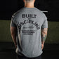 Polera Regular Fit Built By Discipline - Charcoal Heather