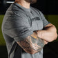 Polera Regular Fit Built By Discipline - Charcoal Heather