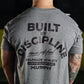 Polera Regular Fit Built By Discipline - Charcoal Heather