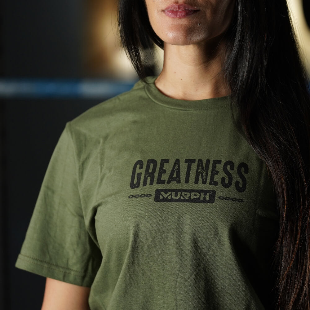 Polera Largo Unisex Greatness - Verde Táctico