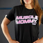 Polera Largo Unisex Muscle Mommy - Negro