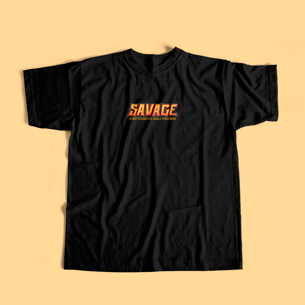 Polera Largo Unisex Savage - Negro