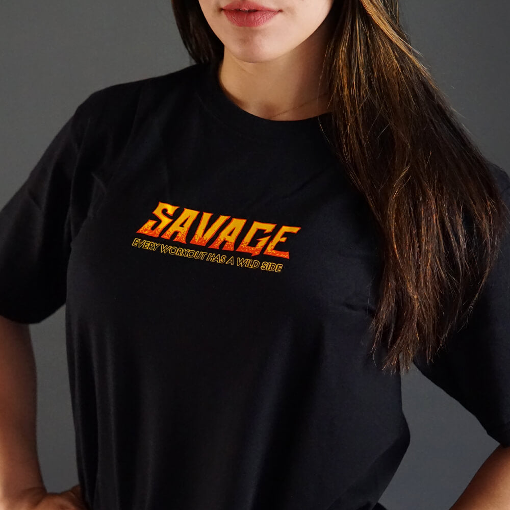 Polera Largo Unisex Savage - Negro