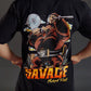 Polera Largo Unisex Savage - Negro