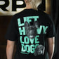 Polera Largo Unisex Lift and Dogs - Negro