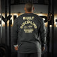 Polera Manga Larga Built by Discipline - Gris Charcoal