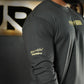 Polera Manga Larga Built by Discipline - Gris Charcoal