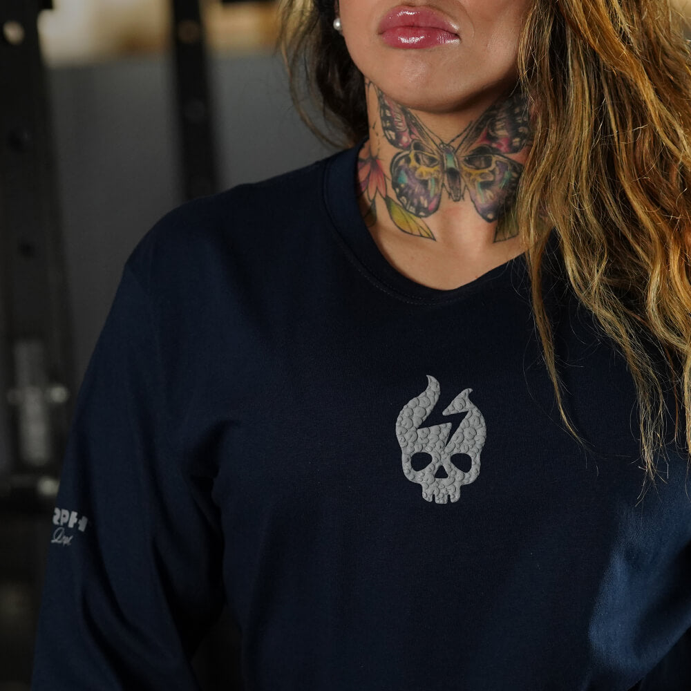 Polera Manga Larga Lifting Dept - Navy Blue