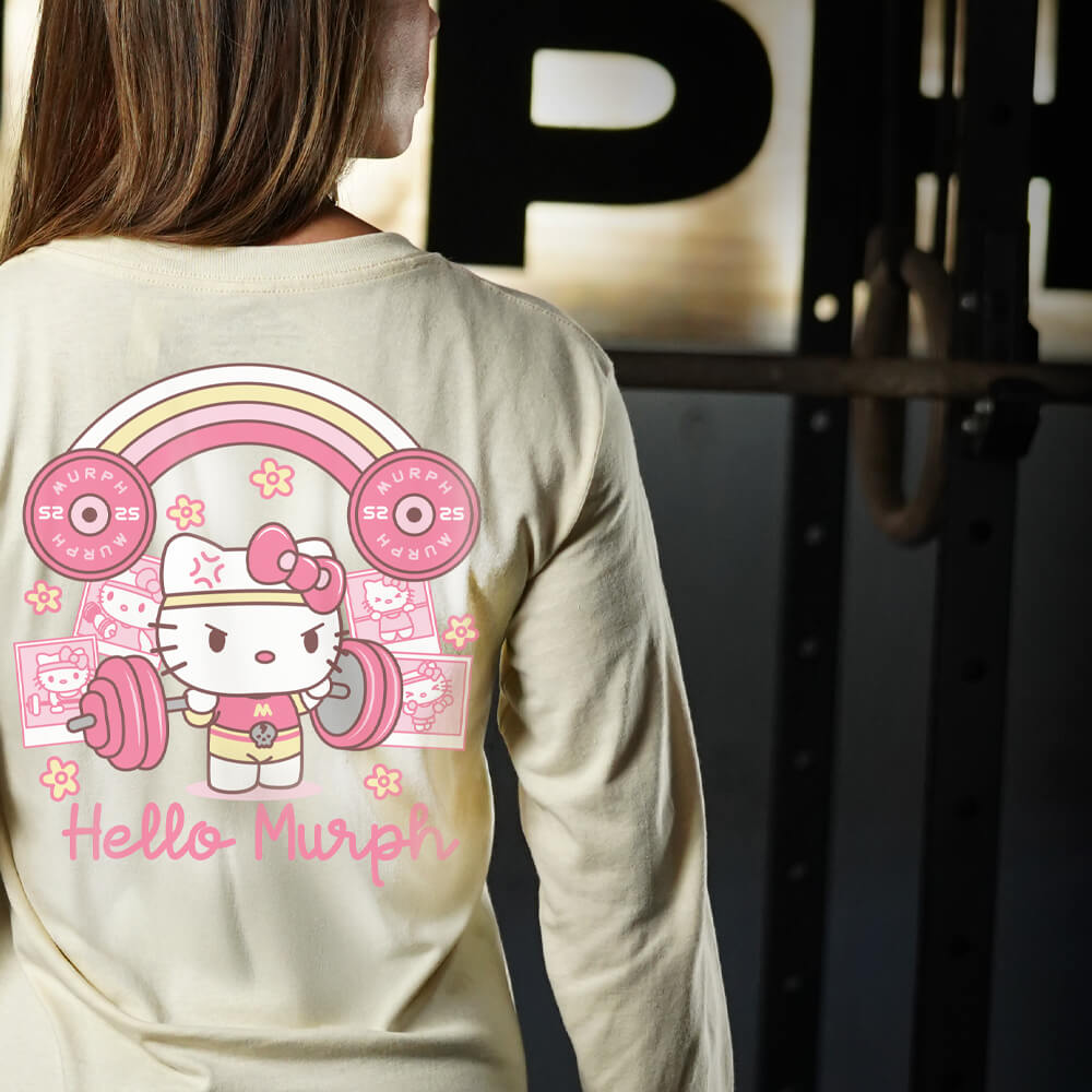 Polera Manga Larga Hello Murph - Sweet Cream