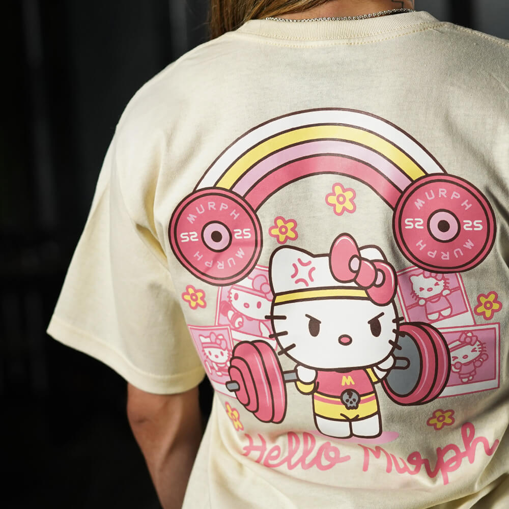Polera Oversize Hello Murph - Sweet Cream
