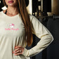 Polera Manga Larga Hello Murph - Sweet Cream