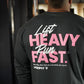 Polera Manga Larga LIFT HEAVY & RUN FAST - Gris Charcoal